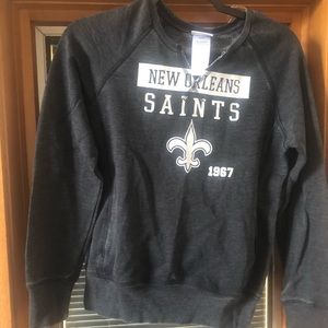 New Orleans Saints v-neck sweatshirt girls